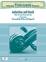 Andantino and March Orchestra sheet music cover Thumbnail